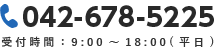 電話番号: 042-678-5225